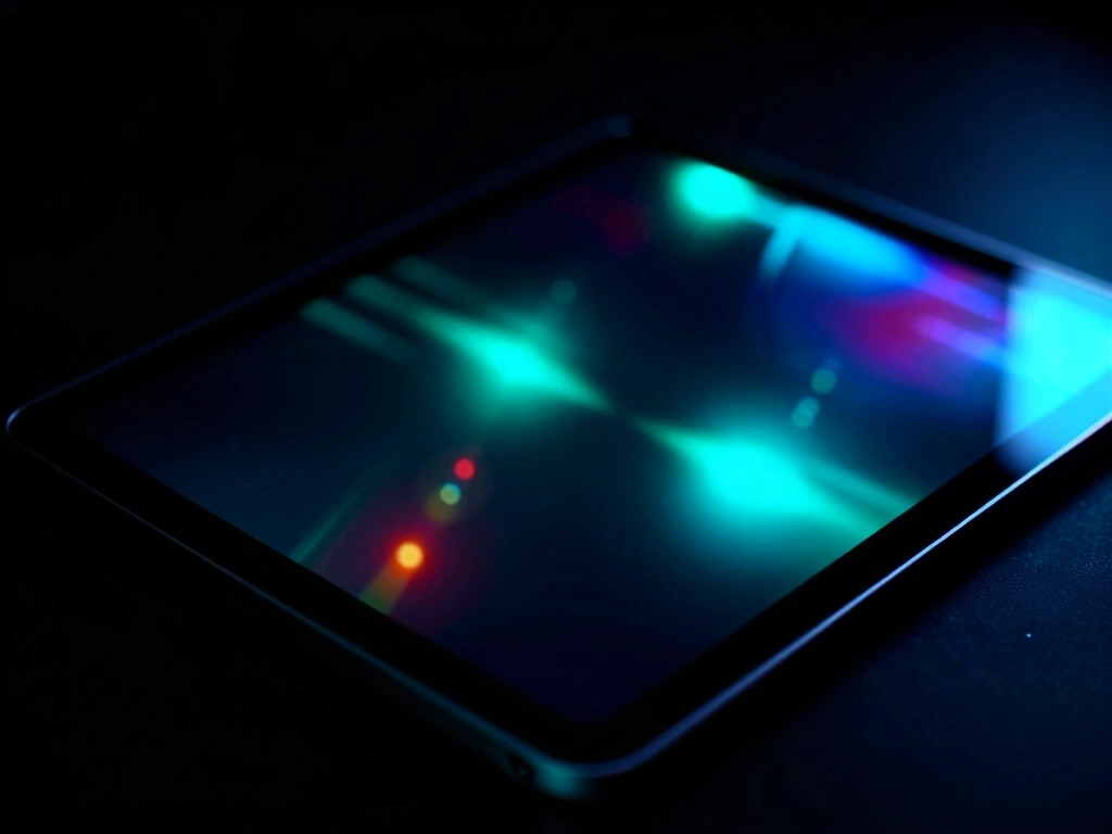 User interface light refractions